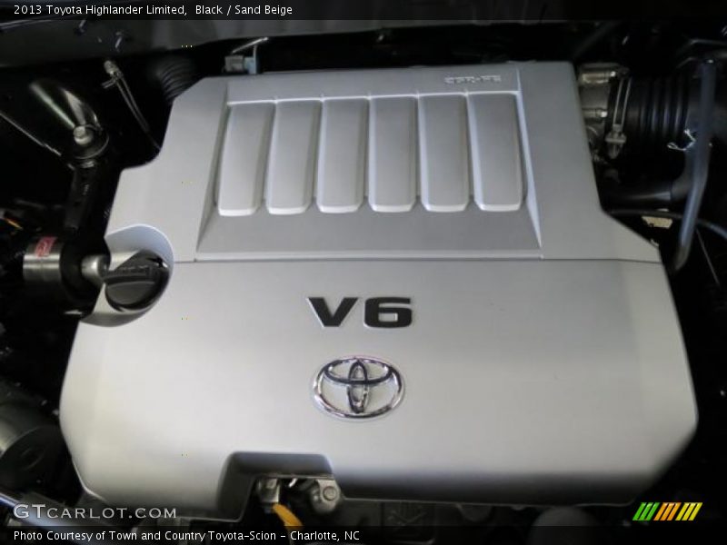 Black / Sand Beige 2013 Toyota Highlander Limited