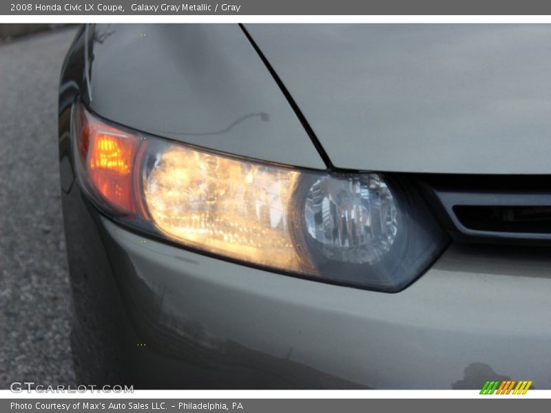 Galaxy Gray Metallic / Gray 2008 Honda Civic LX Coupe
