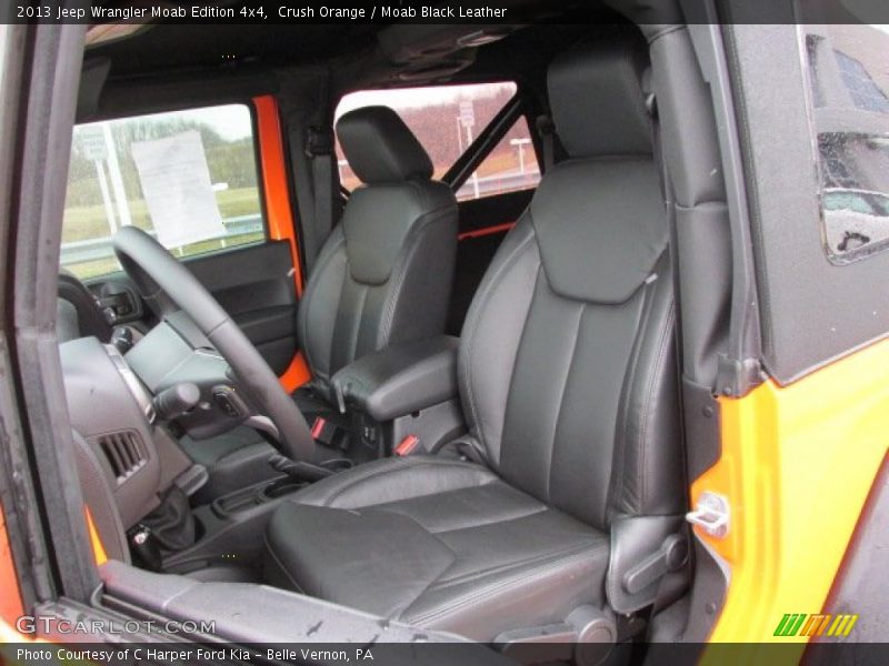  2013 Wrangler Moab Edition 4x4 Moab Black Leather Interior