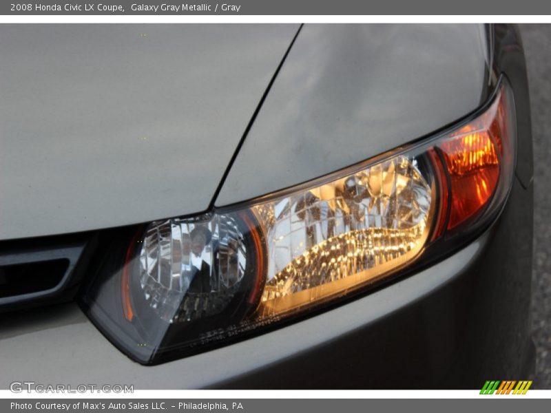 Galaxy Gray Metallic / Gray 2008 Honda Civic LX Coupe