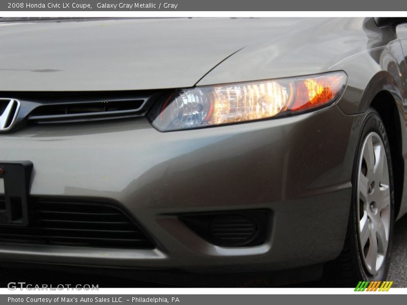 Galaxy Gray Metallic / Gray 2008 Honda Civic LX Coupe