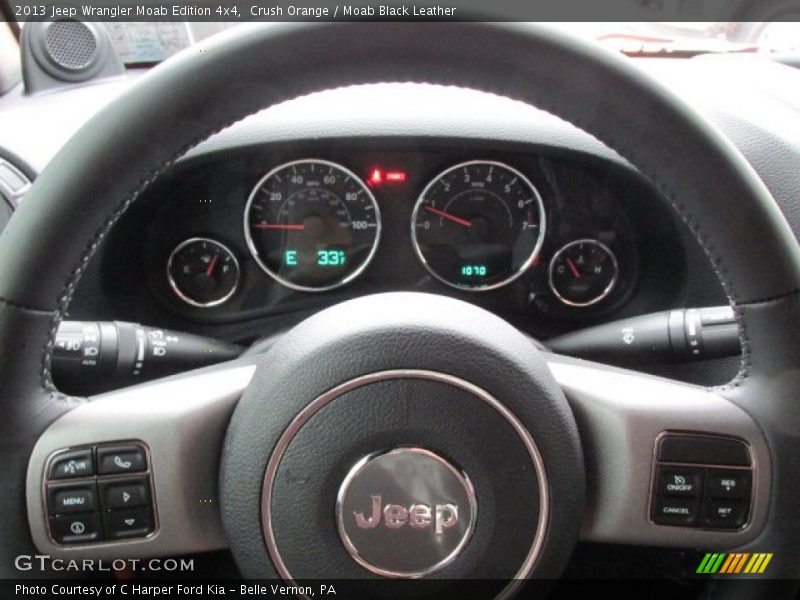 Crush Orange / Moab Black Leather 2013 Jeep Wrangler Moab Edition 4x4