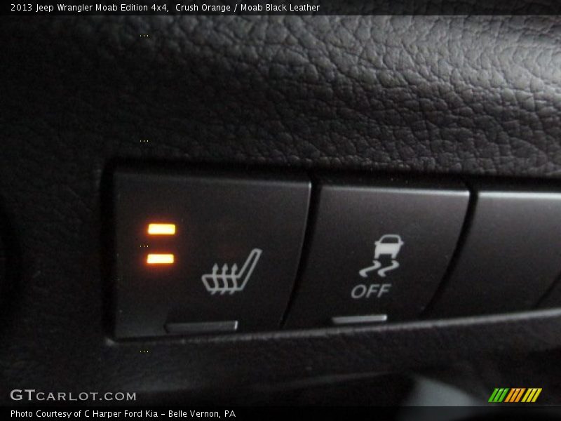 Crush Orange / Moab Black Leather 2013 Jeep Wrangler Moab Edition 4x4