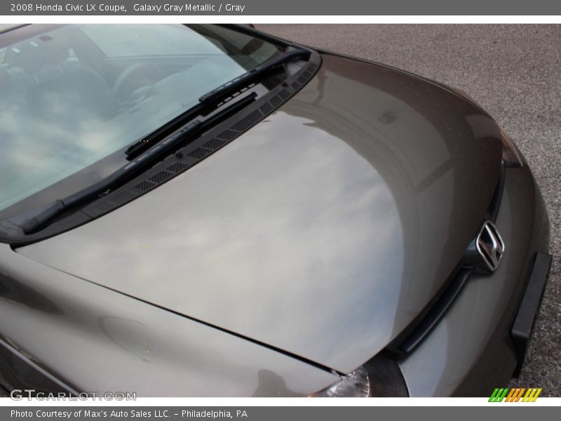 Galaxy Gray Metallic / Gray 2008 Honda Civic LX Coupe