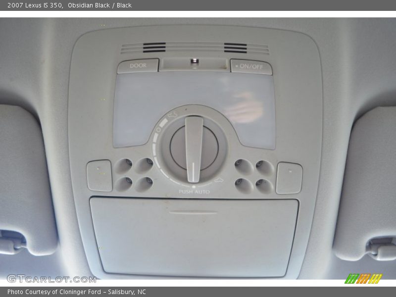 Obsidian Black / Black 2007 Lexus IS 350