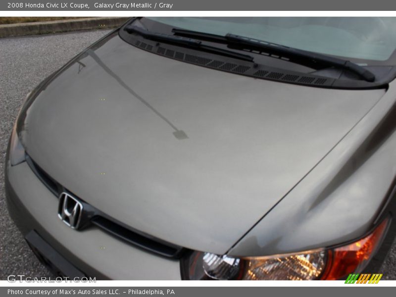 Galaxy Gray Metallic / Gray 2008 Honda Civic LX Coupe