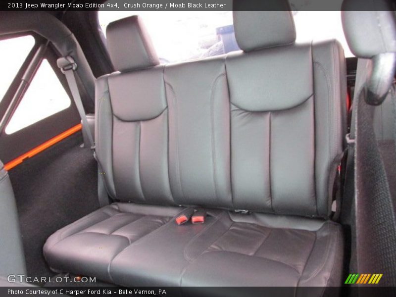 Rear Seat of 2013 Wrangler Moab Edition 4x4