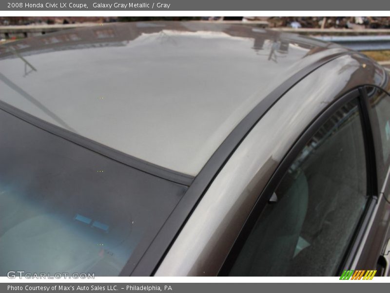 Galaxy Gray Metallic / Gray 2008 Honda Civic LX Coupe