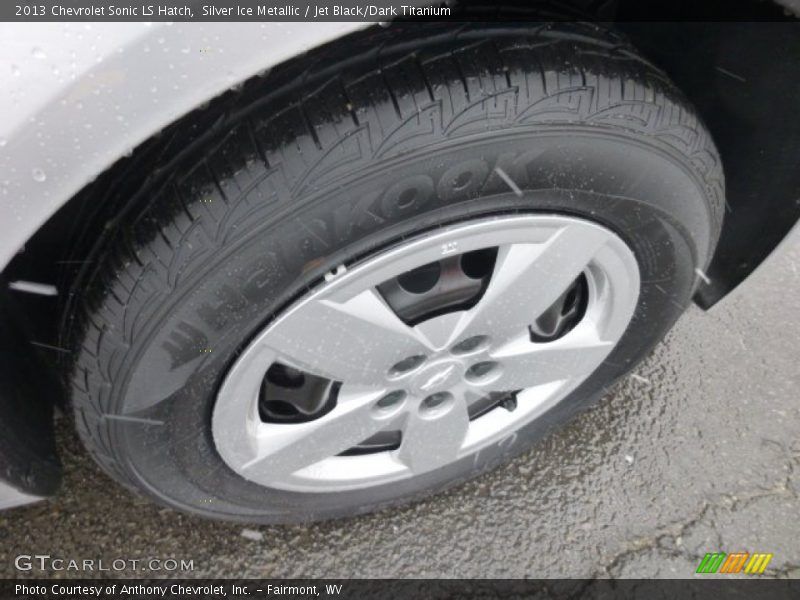 Silver Ice Metallic / Jet Black/Dark Titanium 2013 Chevrolet Sonic LS Hatch