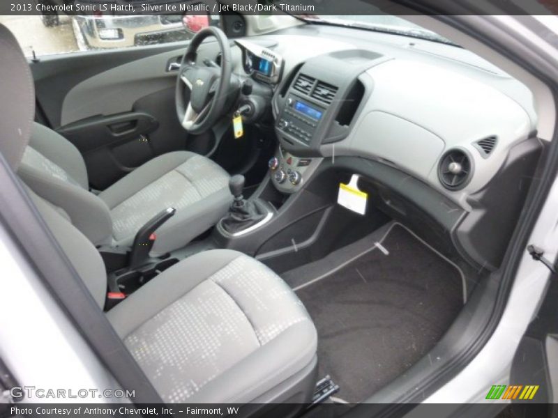 Silver Ice Metallic / Jet Black/Dark Titanium 2013 Chevrolet Sonic LS Hatch