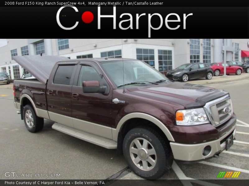 Mahogany Metallic / Tan/Castaño Leather 2008 Ford F150 King Ranch SuperCrew 4x4