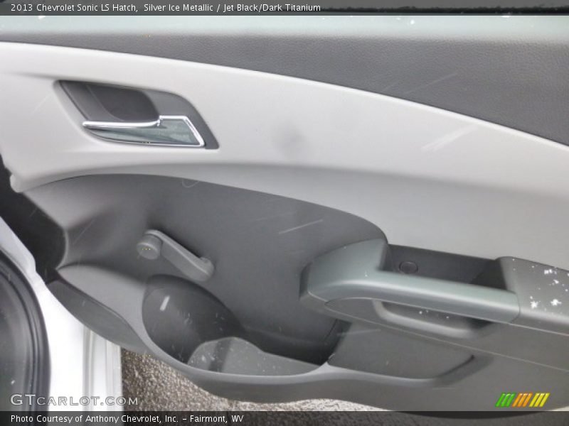 Silver Ice Metallic / Jet Black/Dark Titanium 2013 Chevrolet Sonic LS Hatch