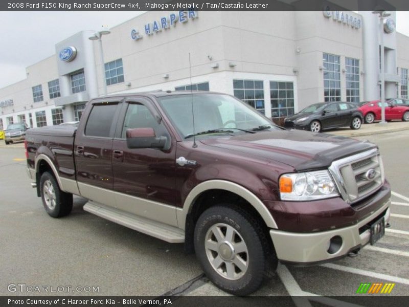 Mahogany Metallic / Tan/Castaño Leather 2008 Ford F150 King Ranch SuperCrew 4x4
