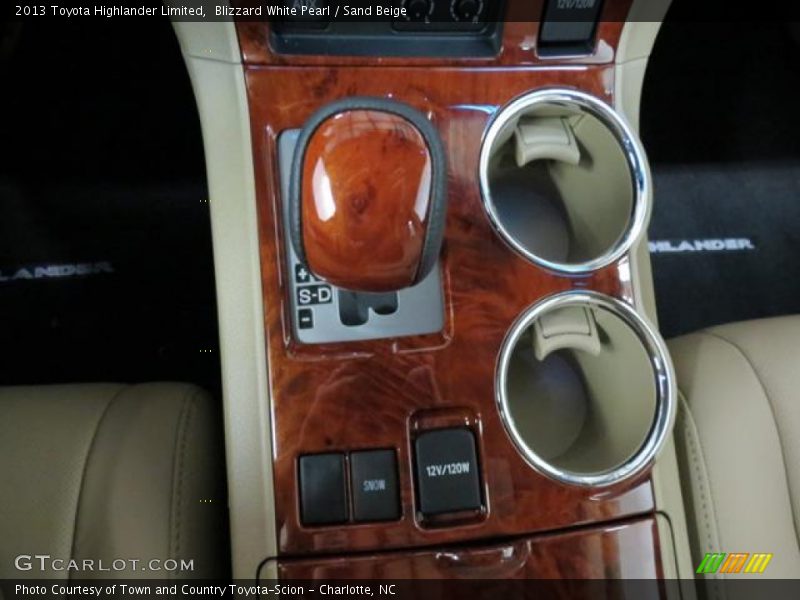 Blizzard White Pearl / Sand Beige 2013 Toyota Highlander Limited