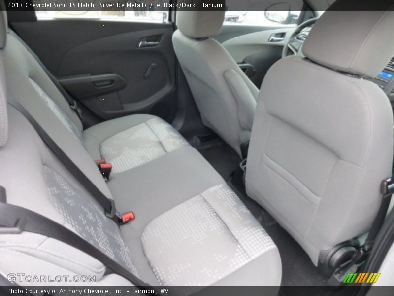 Silver Ice Metallic / Jet Black/Dark Titanium 2013 Chevrolet Sonic LS Hatch