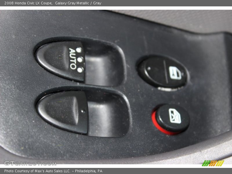 Controls of 2008 Civic LX Coupe