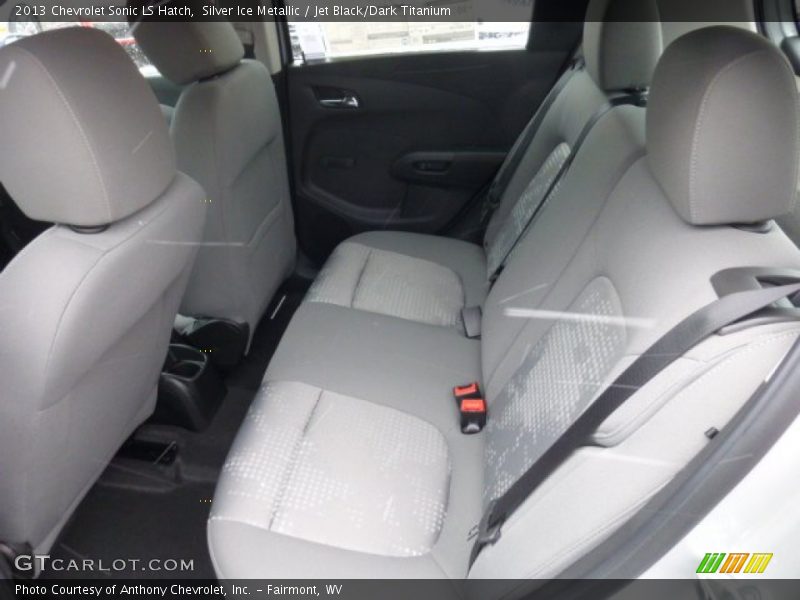 Silver Ice Metallic / Jet Black/Dark Titanium 2013 Chevrolet Sonic LS Hatch