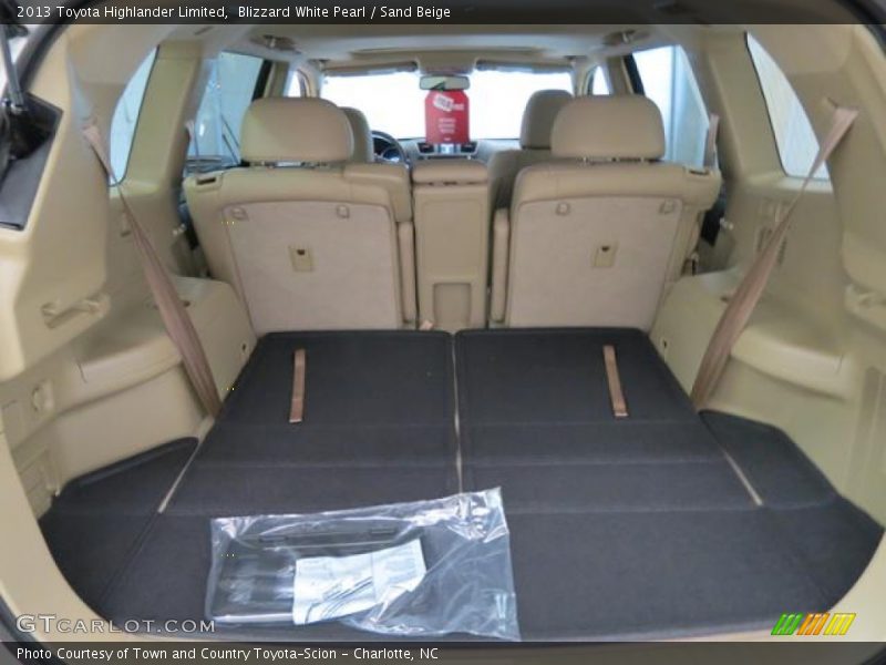 Blizzard White Pearl / Sand Beige 2013 Toyota Highlander Limited