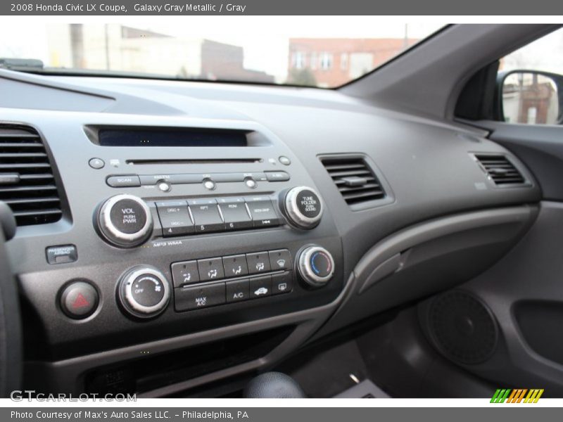 Galaxy Gray Metallic / Gray 2008 Honda Civic LX Coupe