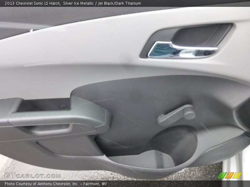 Silver Ice Metallic / Jet Black/Dark Titanium 2013 Chevrolet Sonic LS Hatch
