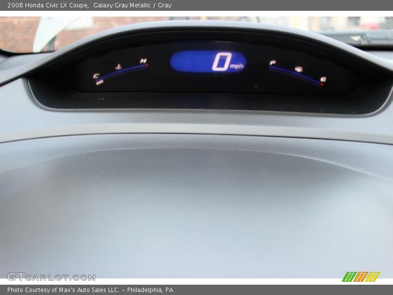 Galaxy Gray Metallic / Gray 2008 Honda Civic LX Coupe