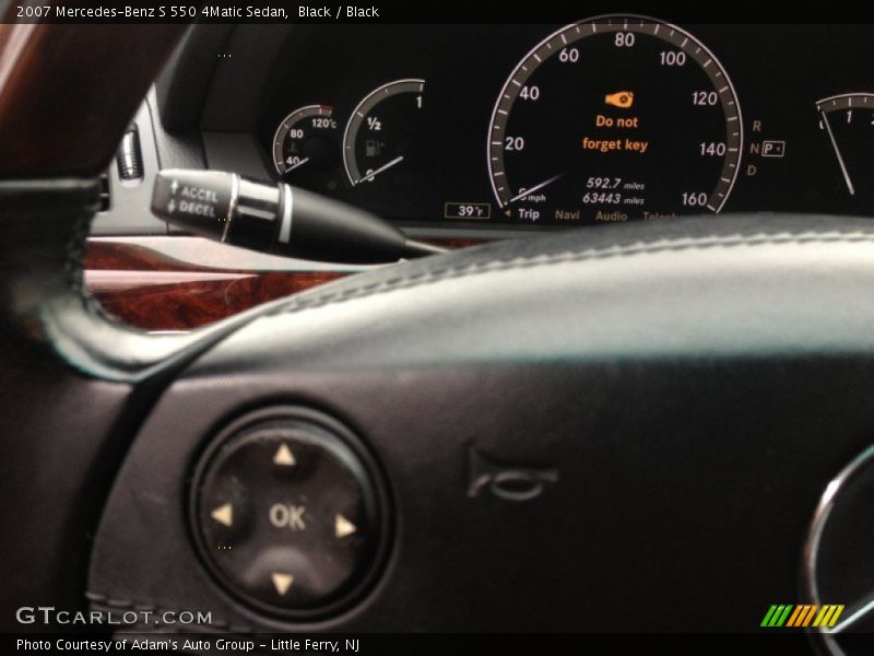 Black / Black 2007 Mercedes-Benz S 550 4Matic Sedan