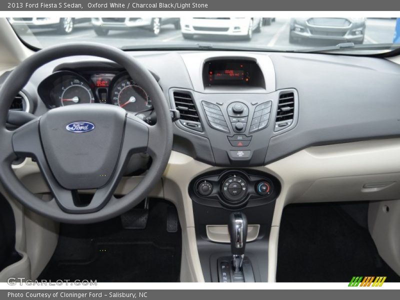 Dashboard of 2013 Fiesta S Sedan