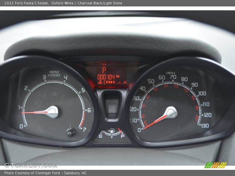  2013 Fiesta S Sedan S Sedan Gauges