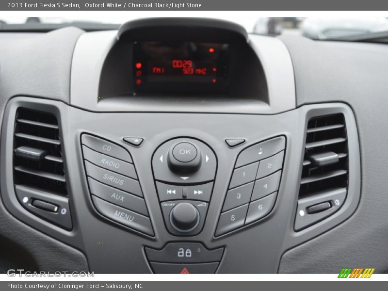 Controls of 2013 Fiesta S Sedan