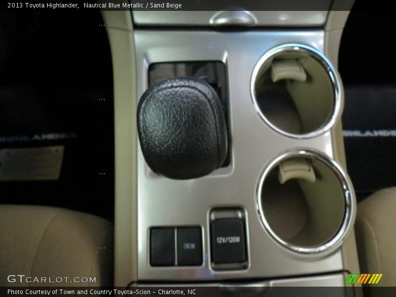 Nautical Blue Metallic / Sand Beige 2013 Toyota Highlander