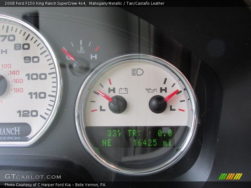 Mahogany Metallic / Tan/Castaño Leather 2008 Ford F150 King Ranch SuperCrew 4x4