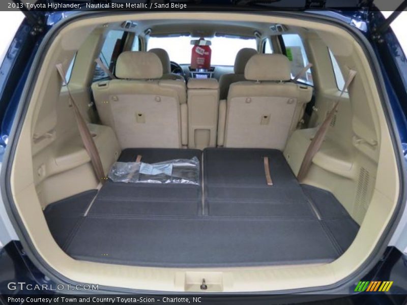 Nautical Blue Metallic / Sand Beige 2013 Toyota Highlander