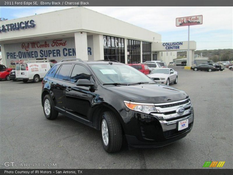 Ebony Black / Charcoal Black 2011 Ford Edge SE