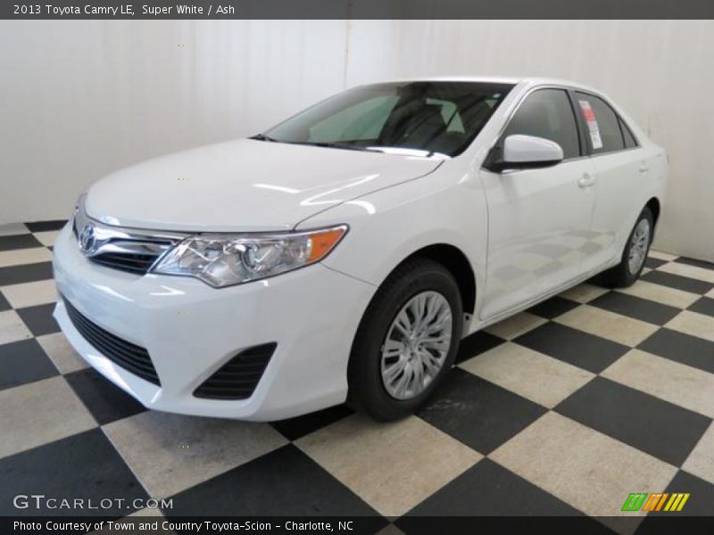 Super White / Ash 2013 Toyota Camry LE