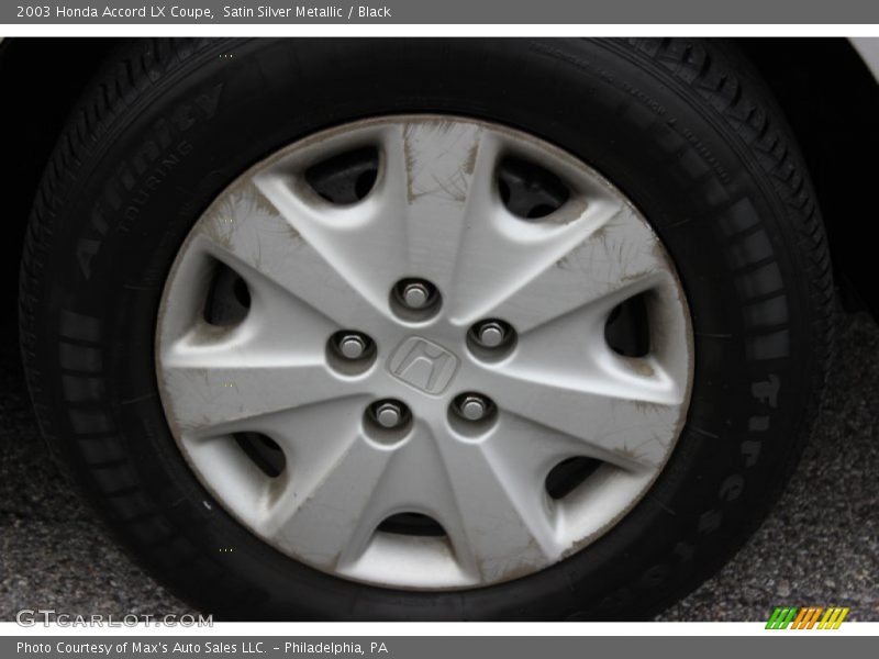 Satin Silver Metallic / Black 2003 Honda Accord LX Coupe