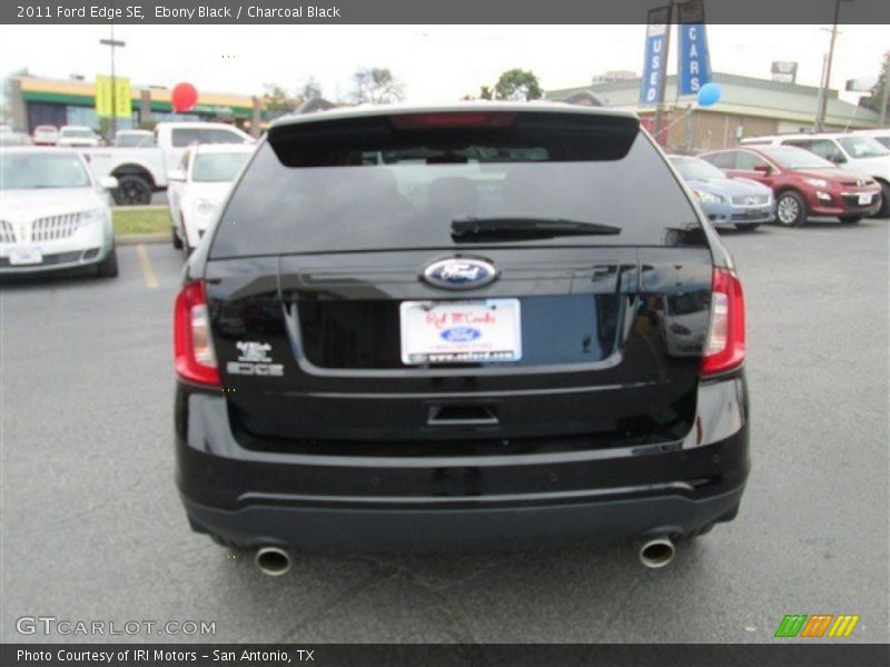 Ebony Black / Charcoal Black 2011 Ford Edge SE