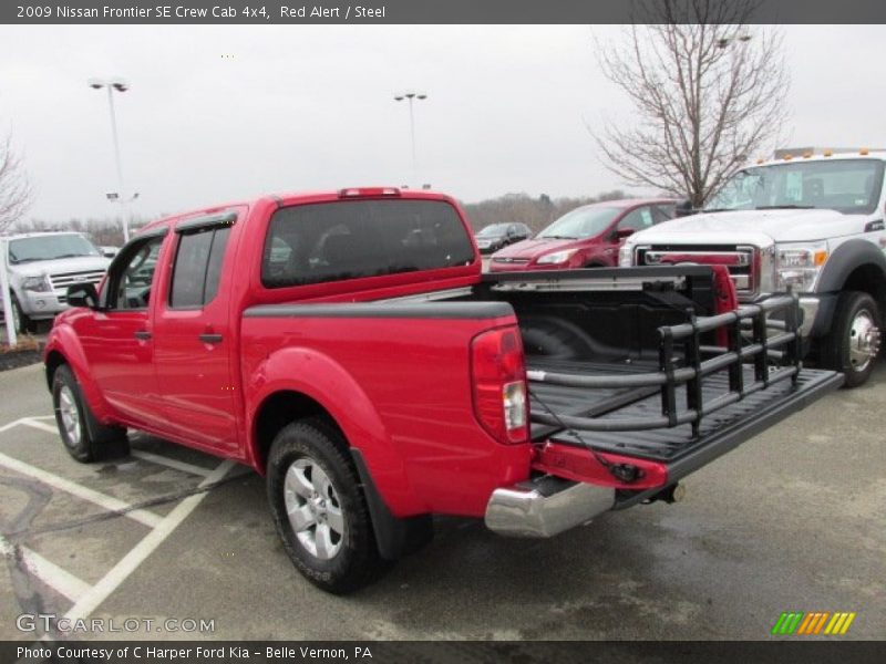 Red Alert / Steel 2009 Nissan Frontier SE Crew Cab 4x4