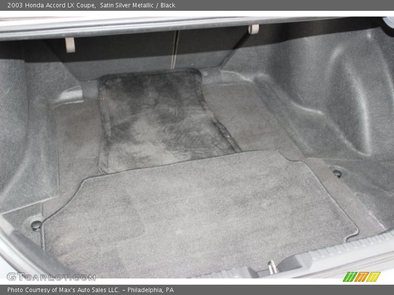 Satin Silver Metallic / Black 2003 Honda Accord LX Coupe