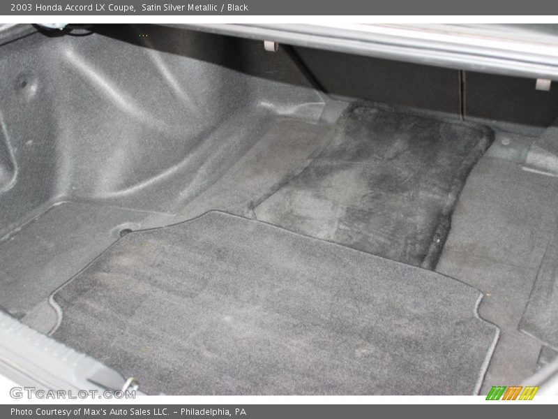 Satin Silver Metallic / Black 2003 Honda Accord LX Coupe