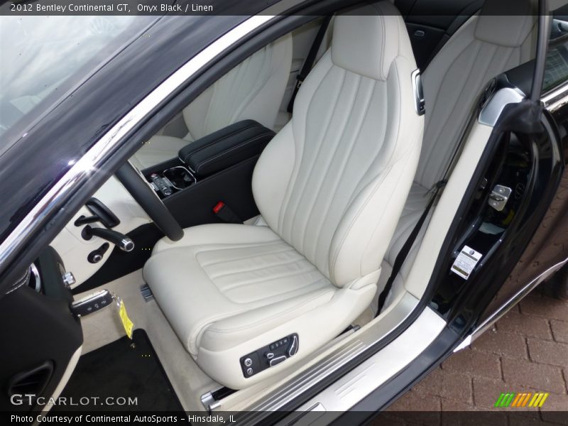 Front Seat of 2012 Continental GT 