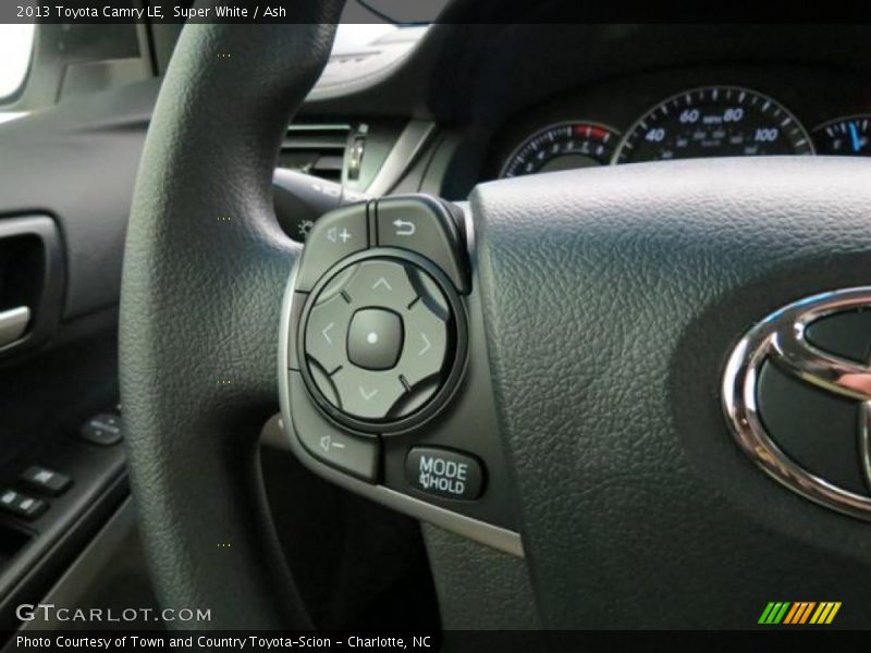 Super White / Ash 2013 Toyota Camry LE