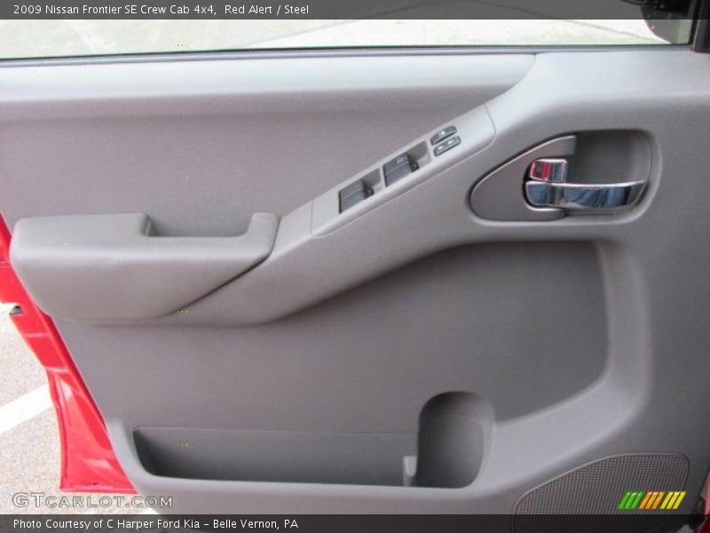 Red Alert / Steel 2009 Nissan Frontier SE Crew Cab 4x4