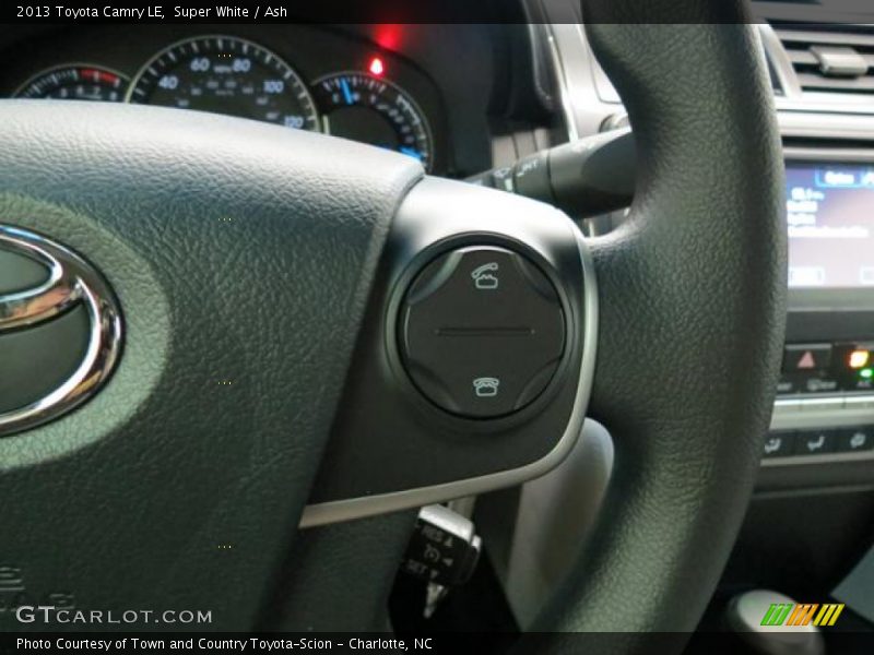 Super White / Ash 2013 Toyota Camry LE