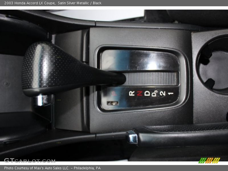 Satin Silver Metallic / Black 2003 Honda Accord LX Coupe
