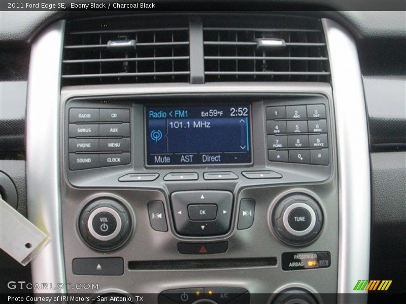 Ebony Black / Charcoal Black 2011 Ford Edge SE