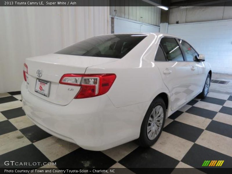 Super White / Ash 2013 Toyota Camry LE