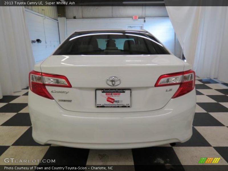 Super White / Ash 2013 Toyota Camry LE