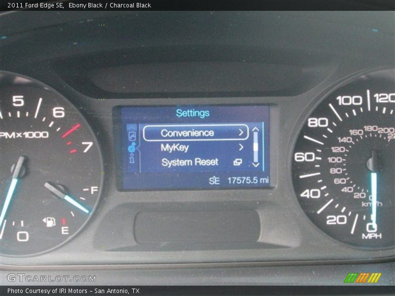 Ebony Black / Charcoal Black 2011 Ford Edge SE