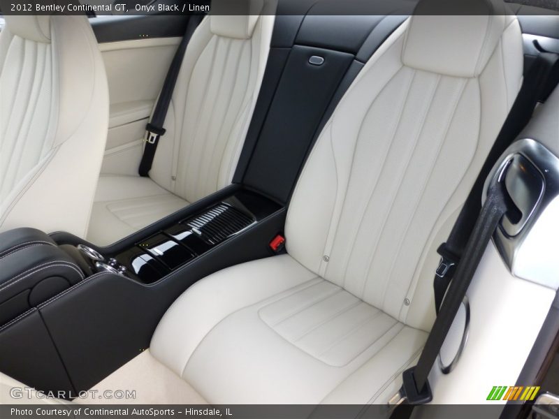 Rear Seat of 2012 Continental GT 