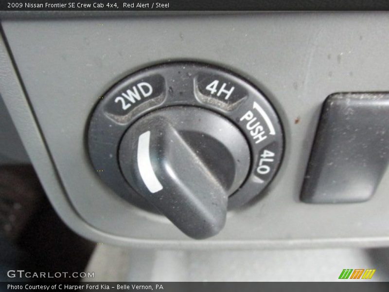 Red Alert / Steel 2009 Nissan Frontier SE Crew Cab 4x4